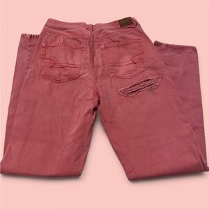 american eagle x-long mom jean